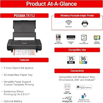 Canon TR152 Printers New