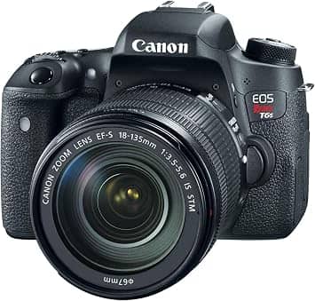 Canon T6S Digital Cameras Black New w/ 18-135mm Kit
