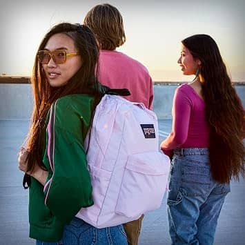 JanSport SuperBreak One Backpack Women's bags Purple New