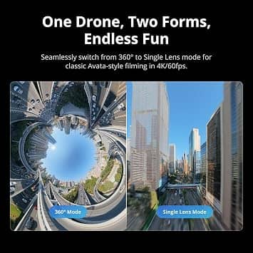 DJI Avata 360 Quadcopters & Multirotors Black Drone Only New