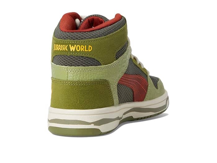 Puma Rebound Layup Mid Sneaker Green Full Size Run New