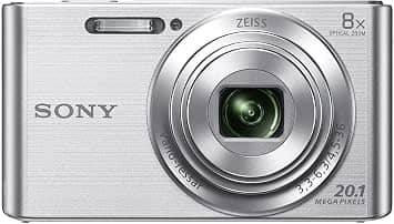 Sony DSC W830 Digital Cameras Silver New Body Only