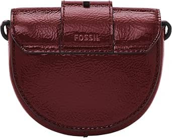 Fossil Harwell Crossbody Women's bags Small Red Leather New