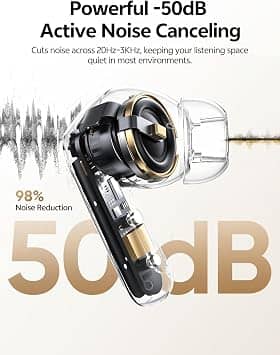 QCY MeloBuds N20 Headphones & Earbuds White New