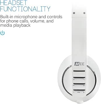MEE audio HP-AF32-GW-MEE Headphones & Earbuds White New