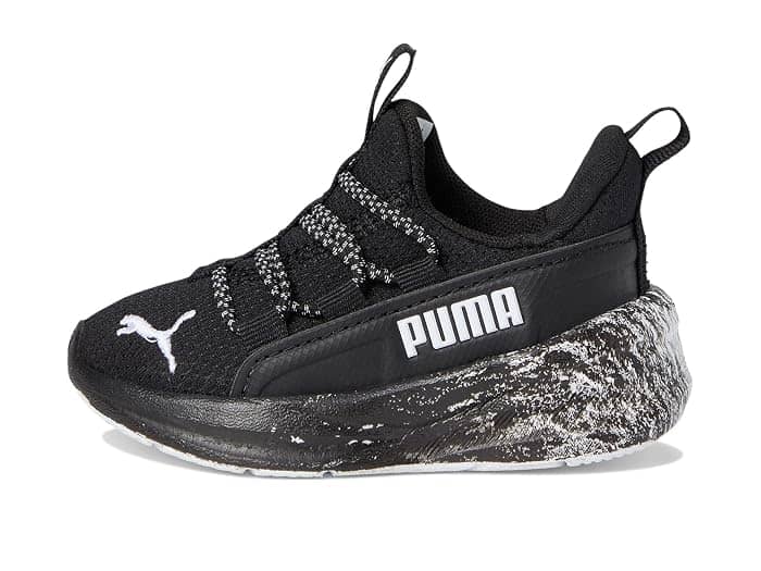Puma Softride One4All Slip-On Sneaker Black Full Size Run New