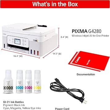 Canon PIXMA G4280 WH Printers New