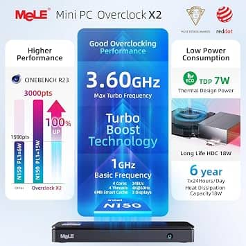 MeLE Overclock4C Computers New
