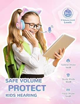 iClever HS14 Headphones & Earbuds Pink New
