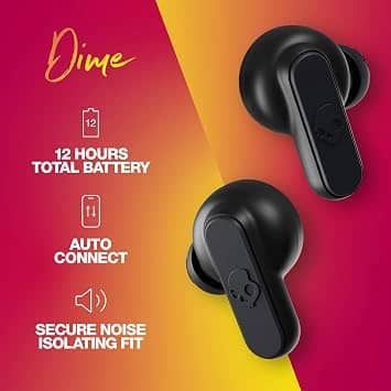 Skullcandy Dime Headphones & Earbuds Black New