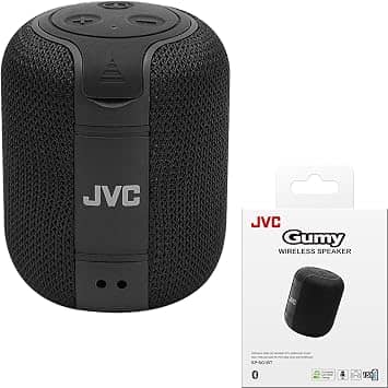 JVC GUMY Wireless Speaker Portable Bluetooth Speakers Black New