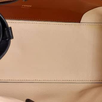 Fendi Peekaboo Tote Women's bags Small Black Leather New