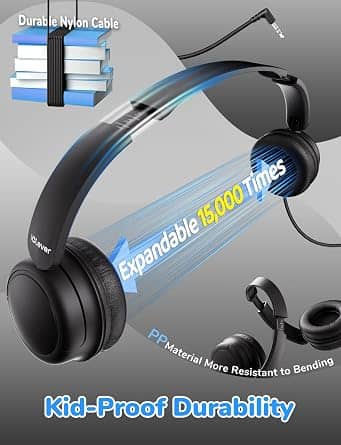 iClever HS22 Headphones & Earbuds Black New