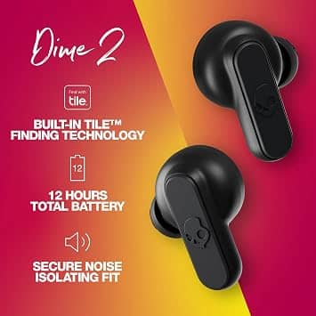Skullcandy Dime 2 Headphones & Earbuds Black New
