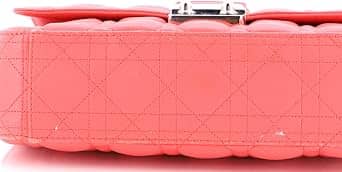 Dior Miss Dior Top Handle Women's bags Medium Powder Pink Lambskin Silver New