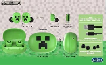 eKids Pi-B18PK Headphones & Earbuds Pokemon New