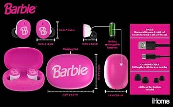 eKids Mi-B18BE Headphones & Earbuds Barbie New