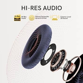 QCY H3 Headphones & Earbuds Blue New