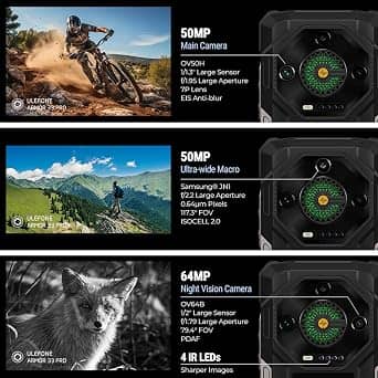 Ulefone Armor 33 Pro Cell Phones Black 512GB Unlocked New