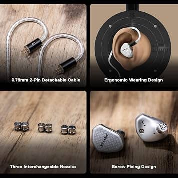 Linsoul Kefine Klean Headphones & Earbuds Black New