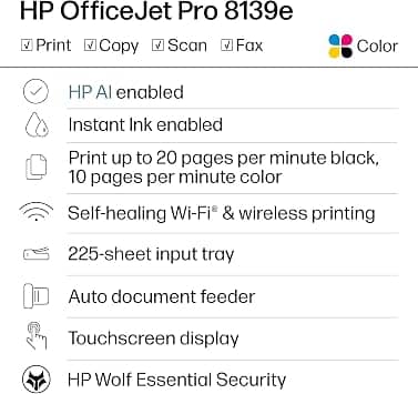 HP 8139e Printers New