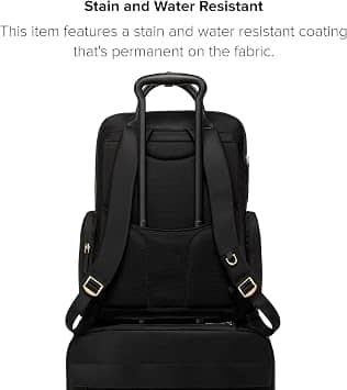 Tumi Atlanta Backpack Women's bags Black/Gold New