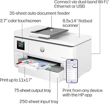HP OfficeJet Pro 9720 Wide Format Printers New