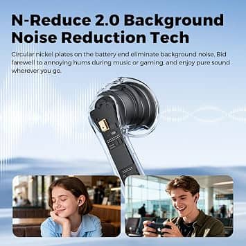 SoundPEATS Air6 HS Headphones & Earbuds Black New