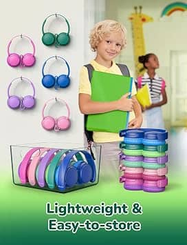 iClever HS28 Headphones & Earbuds Bright Color New
