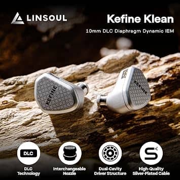 Linsoul Kefine Klean Headphones & Earbuds Black New