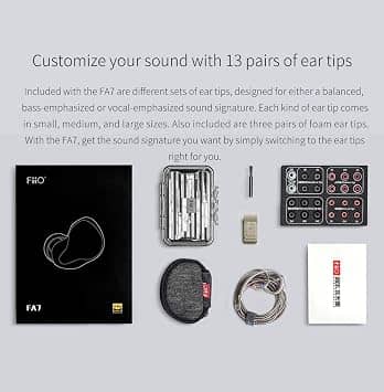 FiiO FA7 Headphones & Earbuds Blue New