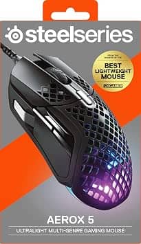 SteelSeries Aerox 5 Mice Wireless Black New