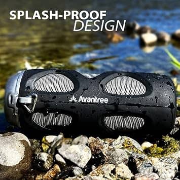 Avantree Cyclone Portable Bluetooth Speakers Black New