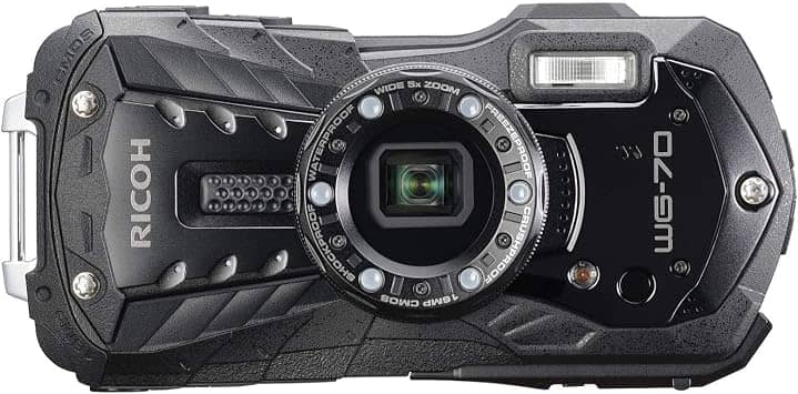 Ricoh WG-70 Digital Cameras Black New Body Only