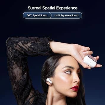 boAt Nirvana Space Headphones & Earbuds White New