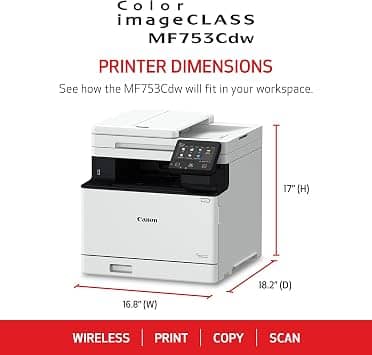 Canon iC MF753Cdw Printers New