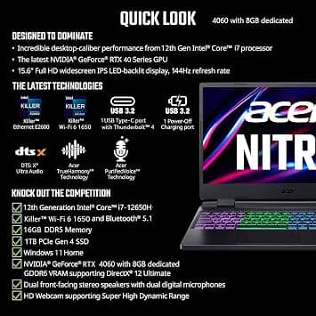 Acer AN515-58-781P Computers New