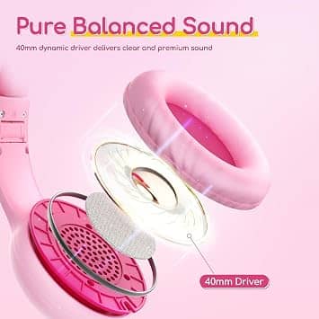 EarFun K1 Headphones & Earbuds Pink New