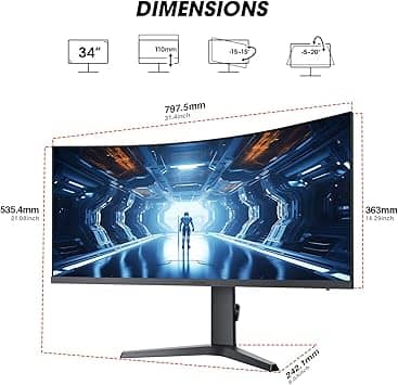 KOORUI 34E6UC Monitors
