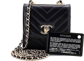 Chanel Trendy CC Clutch Women's bags Small Green Lambskin Gold New