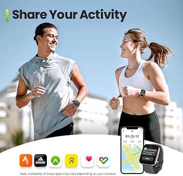 Amazfit Bip 5 Core Smartwatches Black 46mm New