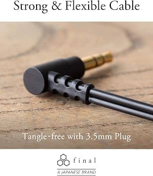Final E1000C Headphones & Earbuds Black New