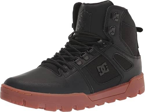 DC Shoes Pure Sneaker Black/Brown M 7 / W 8.5 New