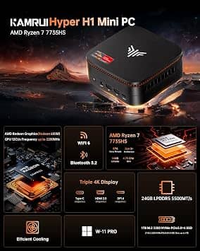 KAMRUI Hyper H1 Computers New