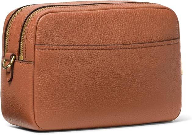 Michael Kors Bryant Crossbody Women's bags Small Pale Gold Pebbled Leather New