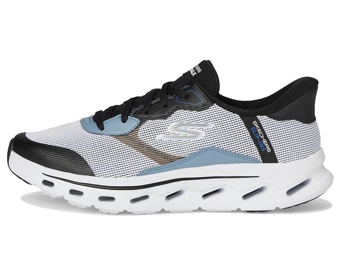 Skechers Go Walk Glide-Step 2.0 Sneaker Black/Gray M 15 / W 16.5 New