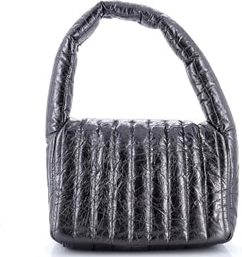 Balenciaga Monaco Crossbody Women's bags Small Grey Quilted New