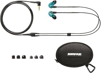 Shure SE215SPE-A Headphones & Earbuds Blue New