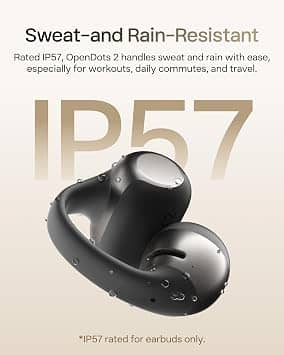 Shokz OpenDots 2 Headphones & Earbuds Black New