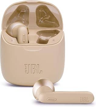 JBL JBLT225TWSGLDAM Headphones & Earbuds Gold New